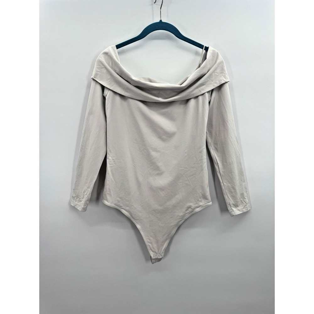 Aritzia Contour Off Shoulder Deco Bodysuit Slimming Large Capsule Coastal Sexy